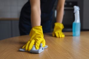 A professional Ms Ninas Cleaning employee is ready to clean your home. We offer a variety of cleaning services to meet your needs, including residential cleaning, commercial cleaning, and move-in/move-out cleaning. Contact us today for a free estimate!